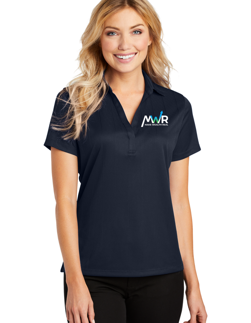 Ladies MWR Port Authority Performance Jacquard Polo