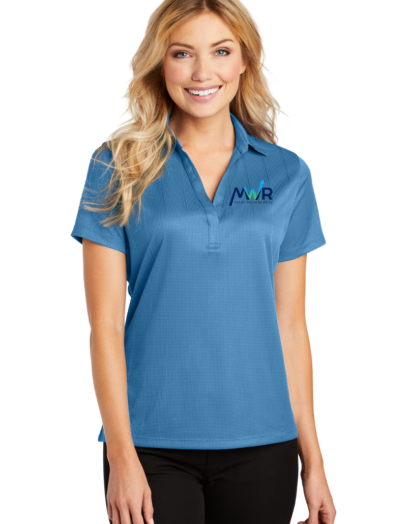 Ladies MWR Port Authority Performance Jacquard Polo