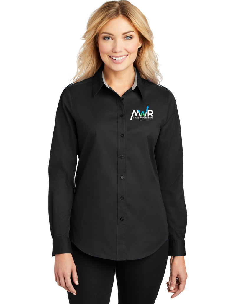 Ladies Long Sleeve Easy Care Shirt