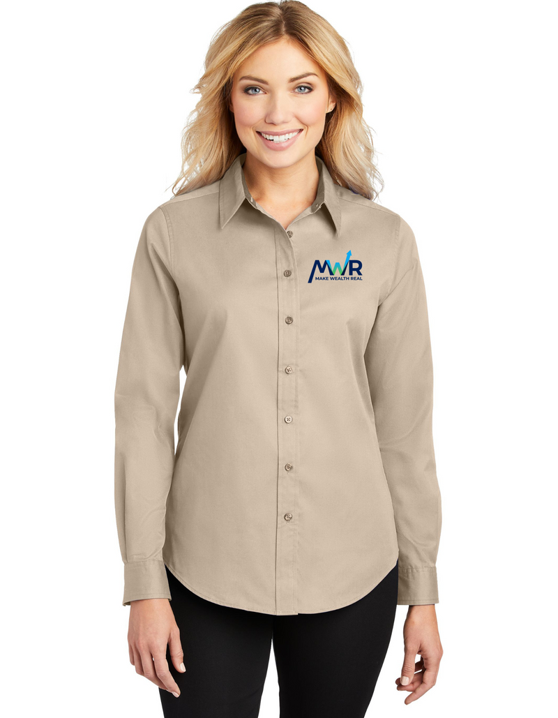 Ladies Long Sleeve Easy Care Shirt