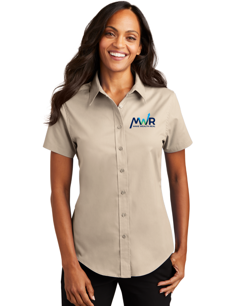 Ladies Short Sleeve Easy Care Shirt