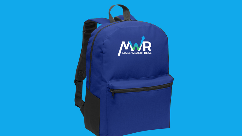 MWR Branded Backpack with Embroidered Logo